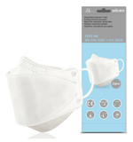 Wiicare 4 Ply Premium EU CE FFP2 certified Protective Face White Mask for Adult