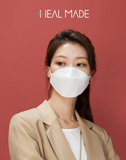 Heal Made KF94 Mask-Black or White 4 Ply Protective Face Mask